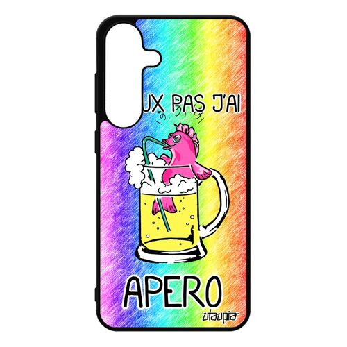 Coque Pour S25+ Plus Silicone Jpeux Pas J'ai Apero Rigide Comique Caoutchouc Etui Biere Poisson Humoristique Dessin Pour Samsung Galaxy