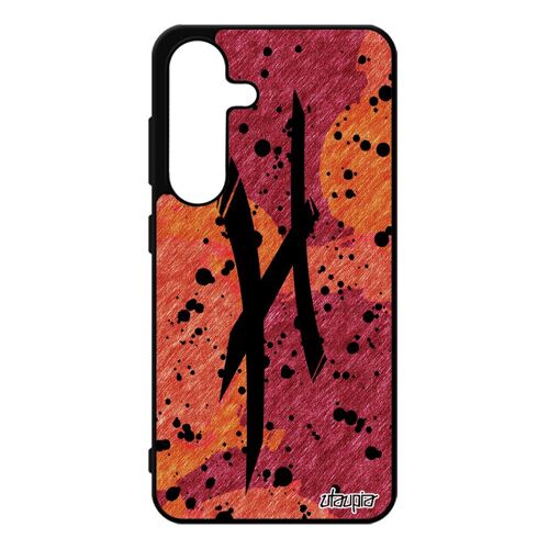 Coque Silicone Pour Samsung S25 Signe Du Zodiaque Poisson Peinture Antichoc Smartphone Calligraphie Rouge Horoscope Prediction Tpu Pour Galaxy