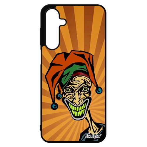 Coque En Silicone A16 4g 5g Joker Visage Orange Tpu Humour Clown Bande Dessin¿E Motif Noir Rigide Sm-A166e/Ds Comics Pour Samsung Galaxy