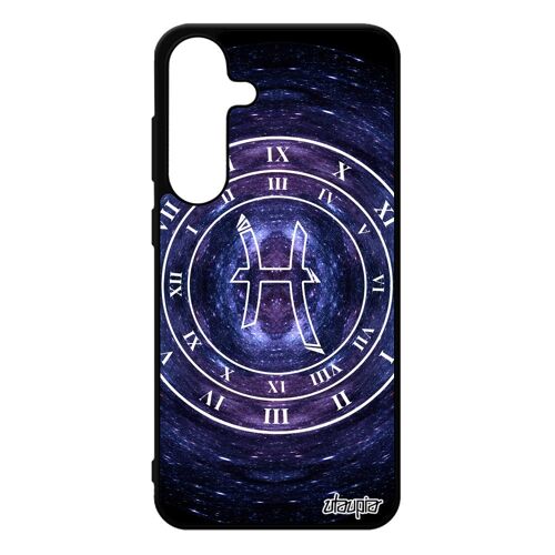 Coque Signe Astrologique Poisson Pour Pour Samsung Galaxy S25+ Plus Silicone Ciel Galaxie Homme Etoiles Personnalis¿ Prediction Montre De