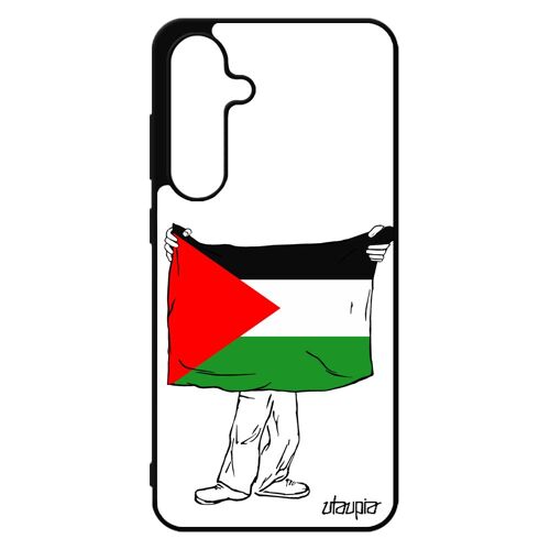 Coque Drapeau Palestine Palestinien Antichoc Pour Samsung S24 Fe Silicone Football Foot Jo Personnalis¿ Design Basket Case Gel De Pour Galaxy