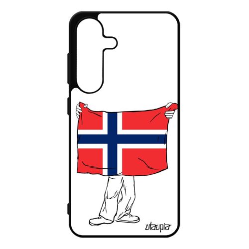 Coque Silicone Drapeau Norvege Norvegien Pour S25 Personnalis¿ Etui Foot Motif Basket Coupe Du Monde Euro Solide Case Pour Samsung Galaxy