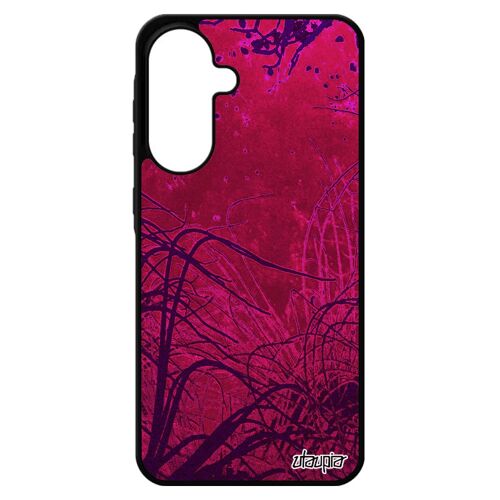 Coque Pour Samsung A56 5g Silicone Fonds Marins Dessin De Protection Oc¿An Rose Etui Rigide Algues Nature Telephone Made In France Pour Galaxy