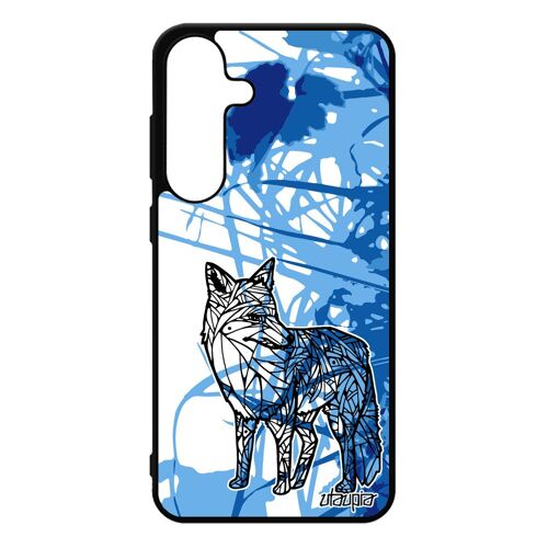 Coque Renard S25+ Plus Silicone Animal Original Housse Roux Azteque Bleu Feuilles Mobile Nature Fleur Tribal Montagne Pour Samsung Galaxy
