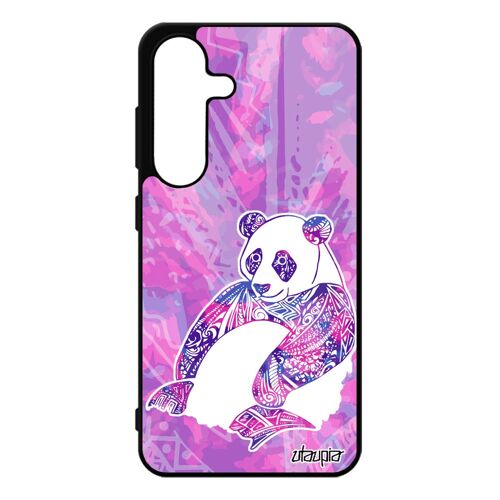 Coque S25 Silicone Panda Tribal Azteque Alu Ethnique Pastel Fille Animaux Case Portable Plume Chine Sm-S931b Couleur Pour Samsung Galaxy
