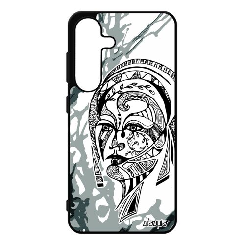 Coque Pour Samsung S25 Silicone Femme Fille Peinture Telephone Portable Colore Design Ethnique Art Mobile Princesse Housse Azteque Pour Galaxy