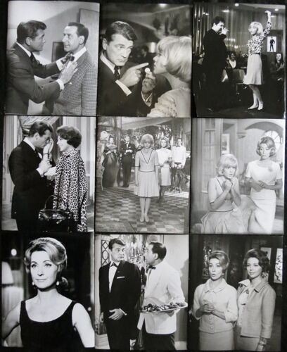 Patate - Film 1964 De Robert Thomas Avec Sylvie Vartan , Jean Marais , Danielle Darrieux , Pierre Dux , Anne Vernon - 9 Photos De Tournage De Cinéma - Chaque Petite Affiche De Format 20,5x25,5 Cm