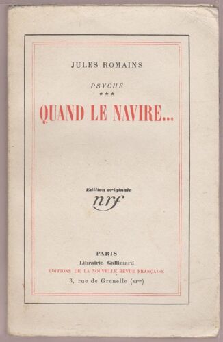 Quand Le Navire (Psyché Iii)