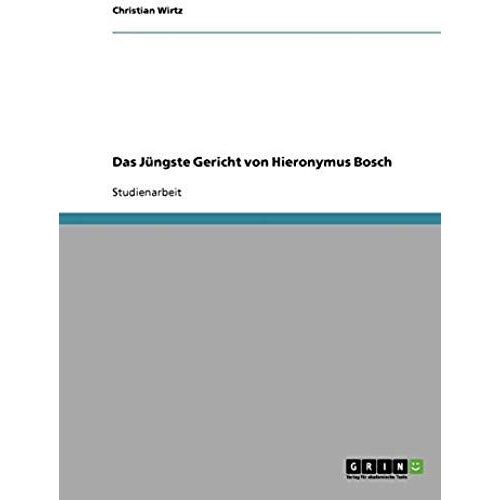 Das Jüngste Gericht Von Hieronymus Bosch