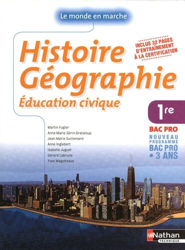 Histoire - Géographie - Éducation Civique - 1ére Bac Pro