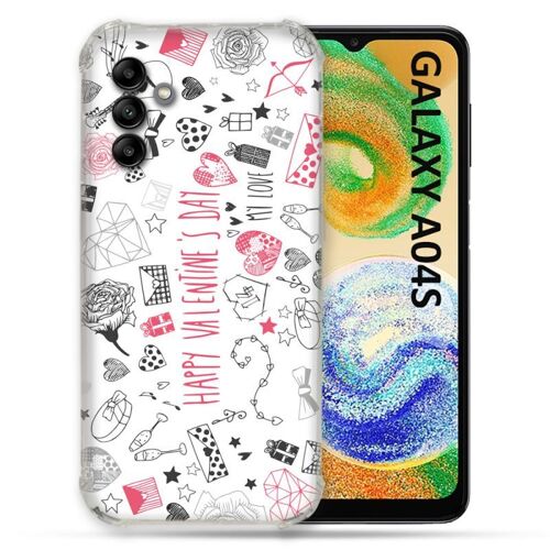 Coque Pour Samsung Galaxy A04s Amour Valentines