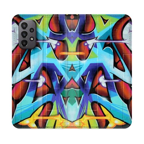 Housse Cuir Portefeuille Pour Samsung Galaxy A23 5g Street Art Graf Color