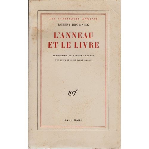 L'anneau Et Le Livre