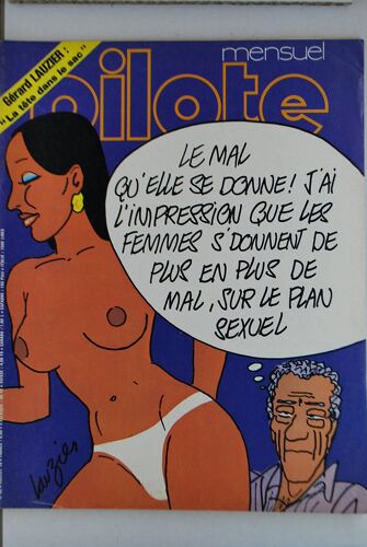 Pilote Mensuel N° 62 - Gerard Lauzier : La Tête Dans Le Sac