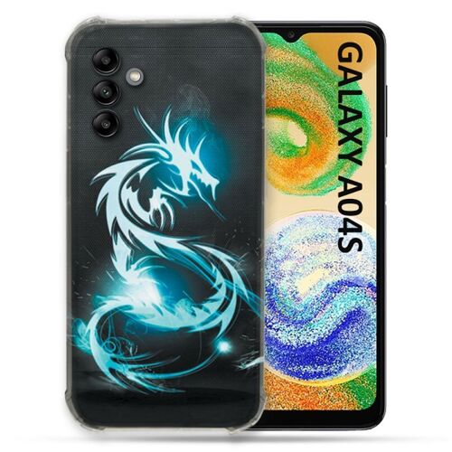 Coque Pour Samsung Galaxy A04S Fantastique Dragon Bleu