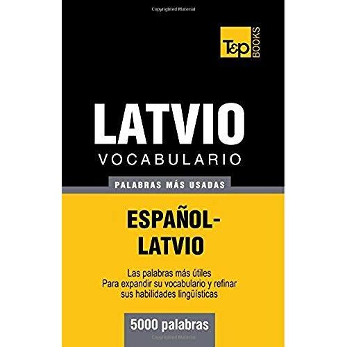Spa-Vocabulario Espanol-Latvio