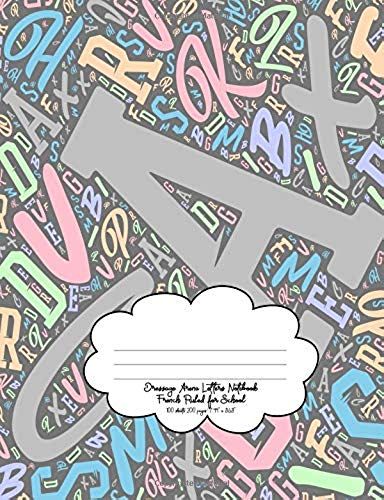 Dressage Arena Letters Notebook: French Ruled For School