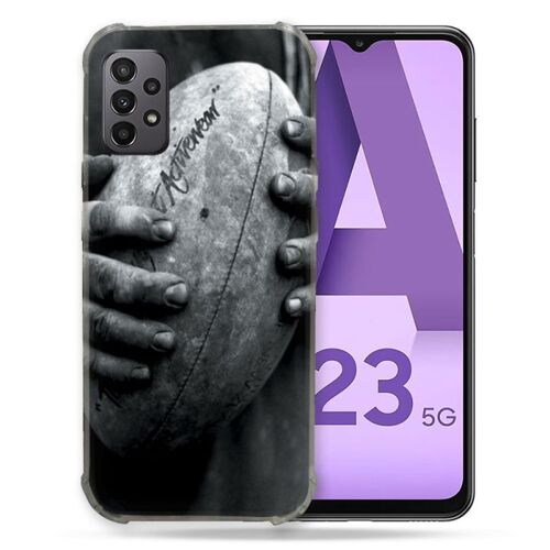 Coque Pour Samsung Galaxy A23 5g Sport Rugby Ballon Vintage