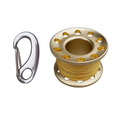 Bobine De Doigt De Plongée Avec Boulon À Pression Et Ligne De 10m Pour Plongée Sous Marine, Accessoires De Technologie De Doigt De Plongée En Apnée Pour Sports Aquatiques
