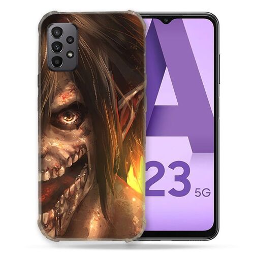 Coque Pour Samsung Galaxy A23 5g Manga Attaque Titans Eren Titan