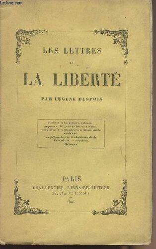 Les Lettres Et La Liberté