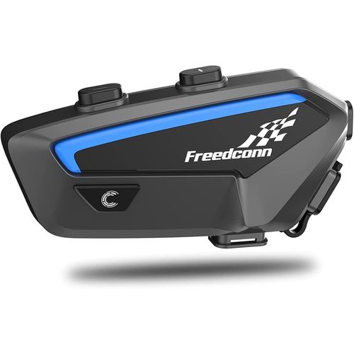 Fx Moto La Communication Système,Intercom Moto Bluetooth,Oreillette Bluetooth,Range-1500m/2-10 Motards/Réduction De Bruit/Hifi/Fm/Vocal Ai/Partage De Musique,1 Unité