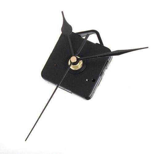 Black Hands Kit de mouvement silencieux pour horloge à quartz DIY