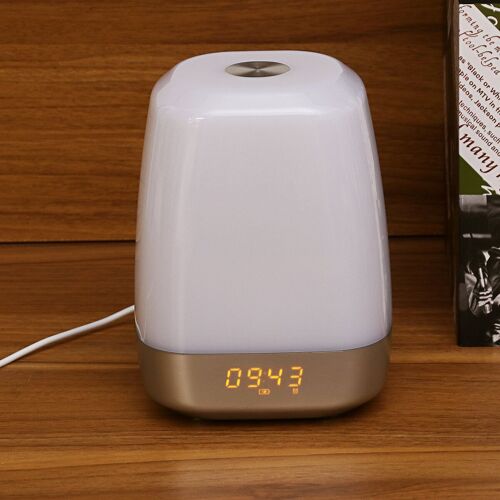Smart Colorful Touch Control Sunrise Réveil Wake Up Light Lampe De Bureau De Chevet