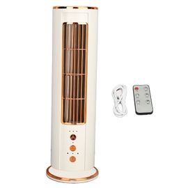 Ventilateur tour oscillant, ventilateur de table de bureau avec réglage à 3 vitesses, veilleuse, refroidissement silencieux, petit ventilateur personnel sans lame pour chambre à coucher, bureau à domicile