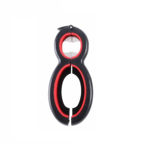 Ouvre-Boîte Manuel Multifonctionnel En Acier Inoxydable, Ouvre-Bocal Antidérapant, Ouvre-Couvercle De Bouteille, Gadgets De Cuisine Pour La Maison, 6 En 1