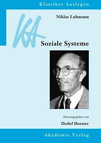 Niklas Luhmann: Soziale Systeme