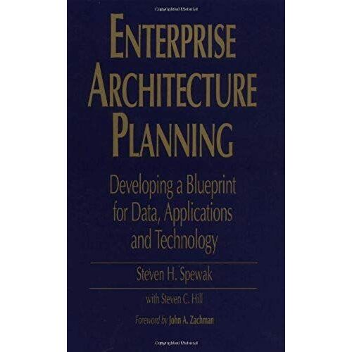 Enterprise Architecture Planning: Developing A Blueprint For Data, Applications, And Technology