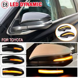 Miroir Latéral Dynamique Clignotant Tour Lampe Lumière Répéteur Indicateur Ampoule Pour Toyota Rav4 Xa40 13-18 Noé R80 2015-2019 Pour 4runner