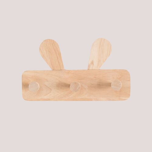 Porte-manteau Mural En Bois Buny Style Kids Sklum