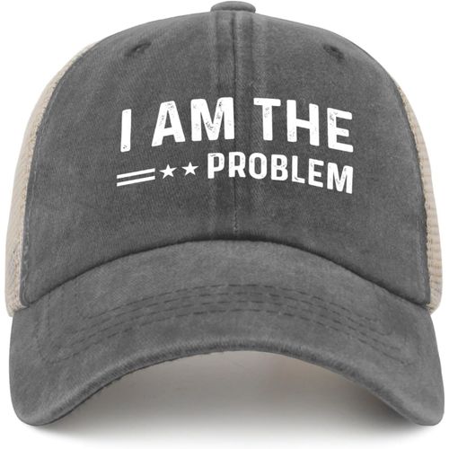 Casquette De Camionneur « Je Suis Le Problème » Pour Homme, Style Vintage En Maille, Pour L'été