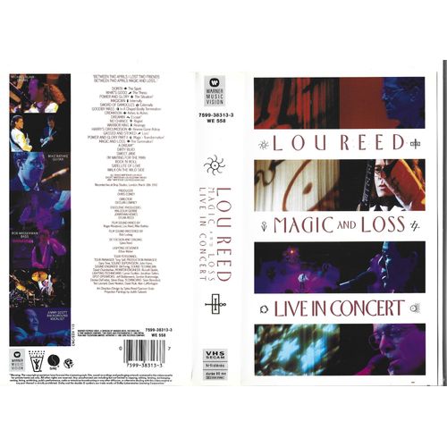 Lou Reed - Magi And Loos - Live In Concert - Vhs -