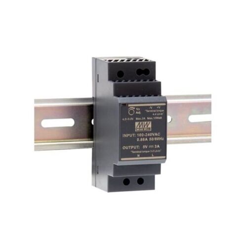 Mean Well ALIMENTATION - 1 SORTIE - 30 W - 12 V 2 A - MONTAGE SUR RAIL DIN - POUR USAGE INDUSTRIEL