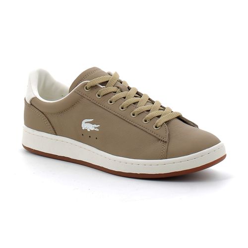 Lacoste Sneakers Carnaby Set En Cuir Marron