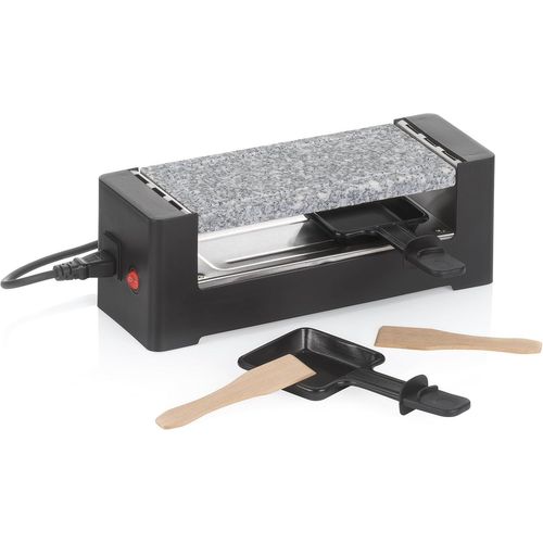 Mini Raclette Avec Plateau En Granit, Raclette 2 Personnes Tomül, Acier À Revêtement Antiadhésif, Pierre Chaude, 400 Watts, Raclette 1 Personne[BLE9300571]