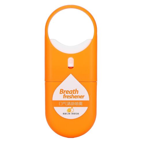 Spray Buccal Élimination De La Mauvaise Haleine Brume Fine Soins Bucco-Dentaires Longue Durée Spray Nettoyant Pour L'haleinesaveur D'orange