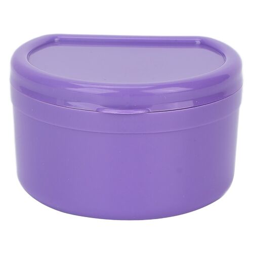 Boîte De Rétention Dentaire Protable Boîte De Rangement Pour Fausses Dents De Rétention Dentaire Orthodontiquepurple