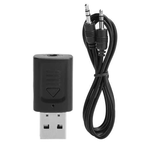 Émetteur récepteur Bluetooth 2 en 1 sans fil o Adaptateur AUX Dongle monté sur véhicule