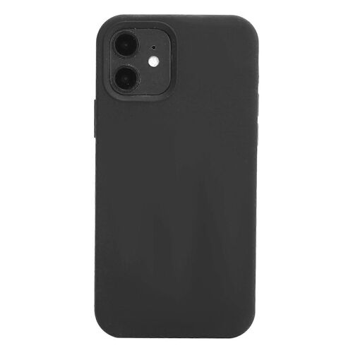 Housse De Protection En Silicone Pour Téléphone Portable Antichoc Adaptée À Ios 12 Mini (Noir)