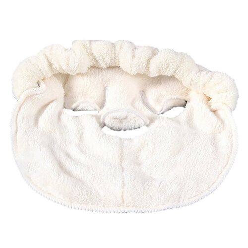 Compresse Chaude Facial Steam Towel Home Beauty Salon Réutilisable Hydratant Soins De La Peau Visage Serviette 3 Trous Avec Sangle