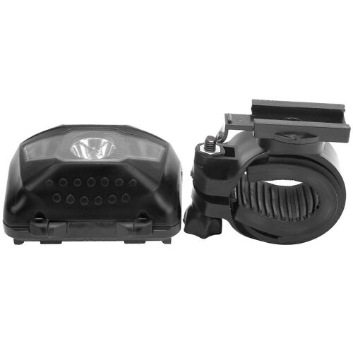 Dual¿Purpose Bicycle Clamp Light Headlight Taillight Outdoor Waterproof For Night Ridingblack