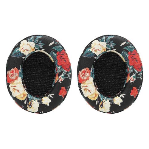 2Pcs Casque Oreillette Casque Coussinet Oreille Pièce de Rechange pour Monster Studio 2.0Noir