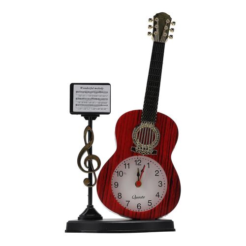 Réveil en forme de violon pour la décoration intérieure et les cadeaux - 2166B (24.2CM)