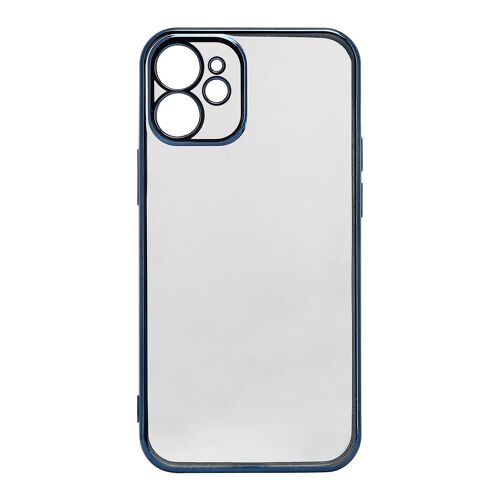 Sulada Housses De Téléphone Portable Galvanoplastie Tpu Coque De Téléphone Complet Pour Iphone 12mini Bleu