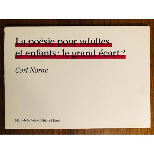 La Poésie Pour Adultes Et Enfants