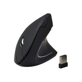 MCL Samar SS-618DW/N - Souris verticale - ergonomique - pour droitiers - optique - 6 boutons - sans fil - 2.4 GHz - récepteur sans fil USB - noir